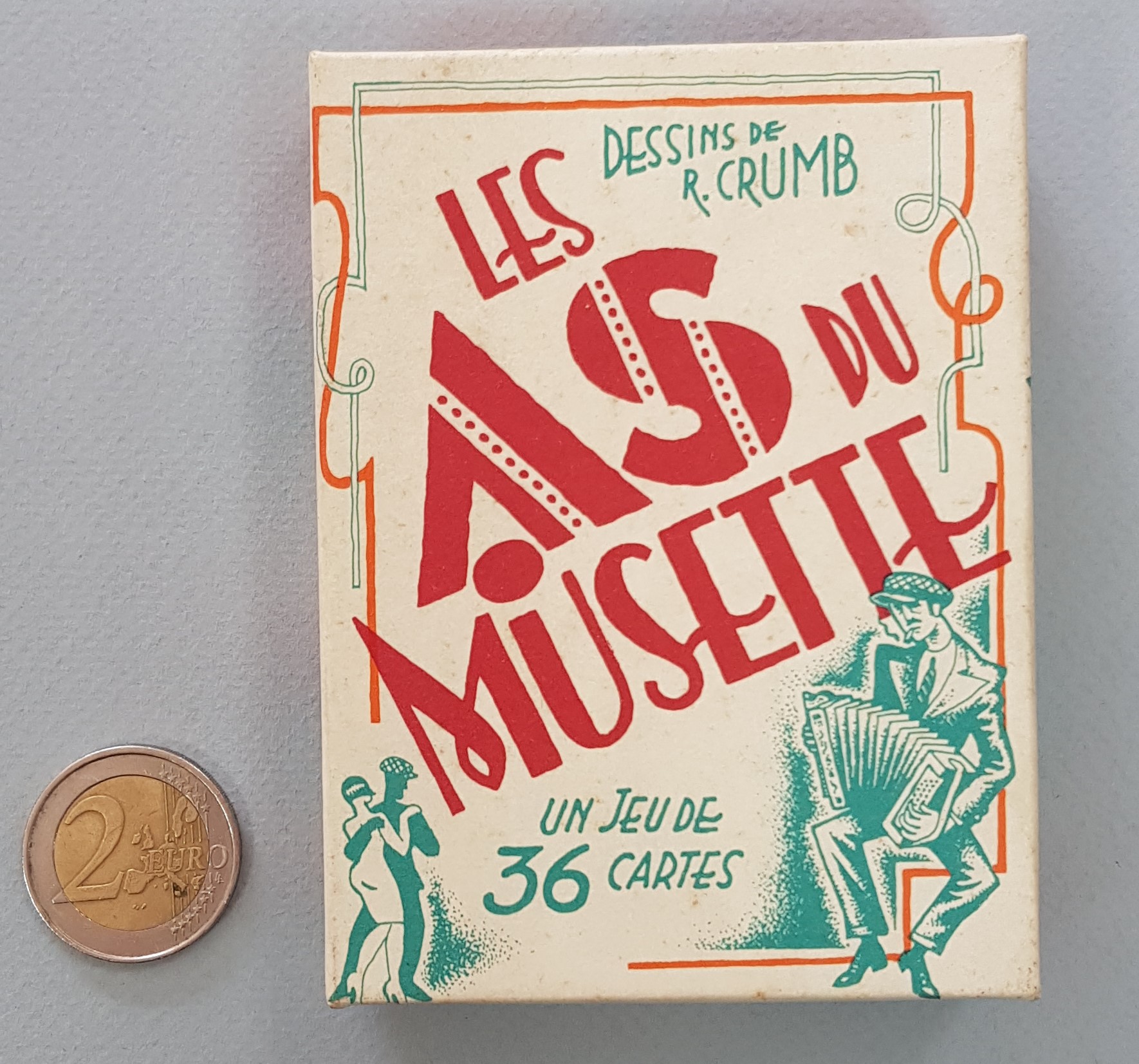 LES AS DU MUSETTE – ACCORDION PLAYERS Trading-cards Box