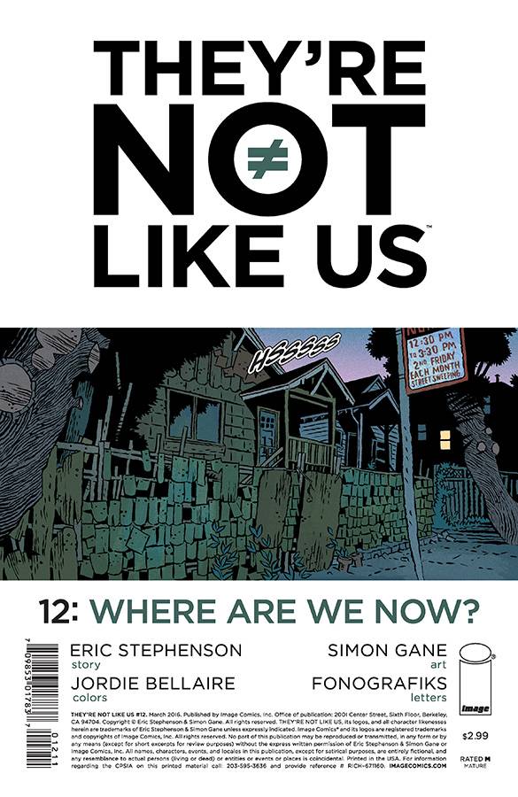 THEY’RE NOT LIKE US (FIRST 12 ISSUES)