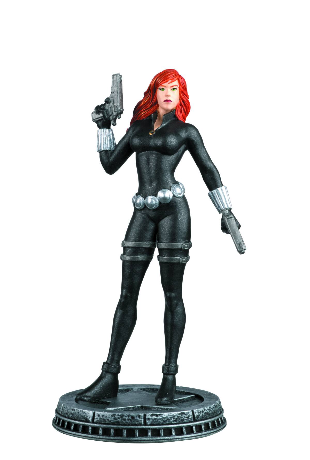 MARVEL CHESS FIG COLL MAG #25 BLACK WIDOW WHITE PAWN 