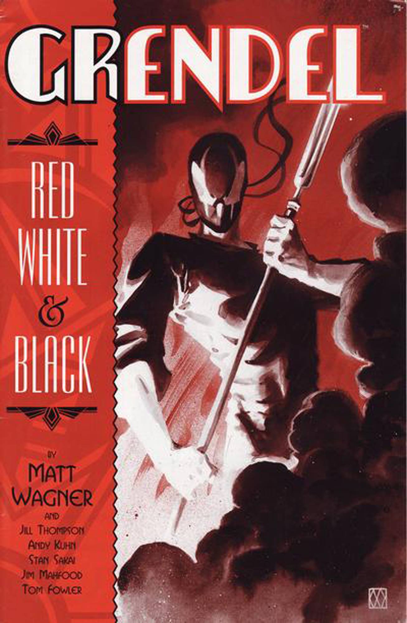 GRENDEL RED WHITE & BLACK  (MS 4)