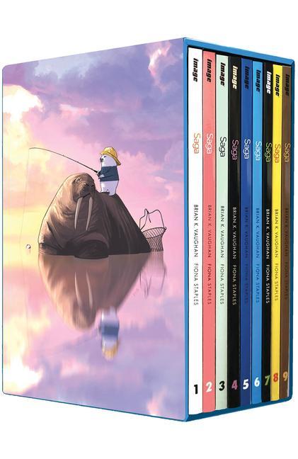 Saga BoxSet: Volumes 1-9: Com Set de 9 Cover Prints exclusivos.